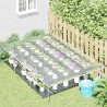 Bâche transparente avec œillets 2x3 m PVC 