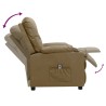 Fauteuil inclinable électrique Cappuccino Similicuir 