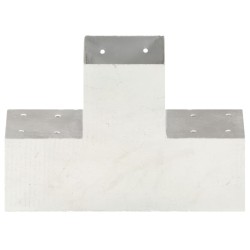 Connecteur de poteau Forme en X Métal galvanisé 101x101 mm 