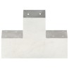 Connecteur de poteau Forme en X Métal galvanisé 101x101 mm 