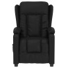 Fauteuil inclinable électrique Noir Similicuir 