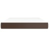 Matelas de lit à ressorts ensachés Marron 140x190x20 cm 