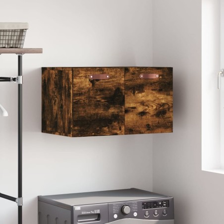 Armoire murale Chêne fumé 60x36,5x35 cm Bois d'ingénierie 