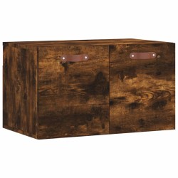 Armoire murale Chêne fumé 60x36,5x35 cm Bois d'ingénierie 