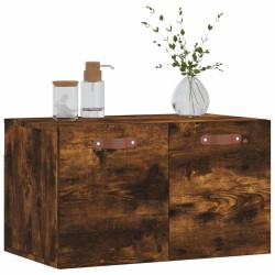 Armoire murale Chêne fumé 60x36,5x35 cm Bois d'ingénierie 