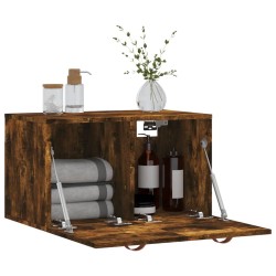 Armoire murale Chêne fumé 60x36,5x35 cm Bois d'ingénierie 