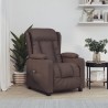 Fauteuil inclinable électrique Marron Similicuir 