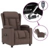 Fauteuil inclinable électrique Marron Similicuir 