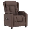 Fauteuil inclinable électrique Marron Similicuir 