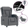 Fauteuil inclinable électrique Gris Similicuir 