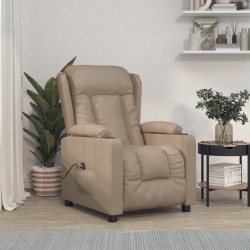 Fauteuil inclinable électrique Cappuccino Similicuir 