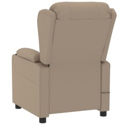 Fauteuil inclinable électrique Cappuccino Similicuir 