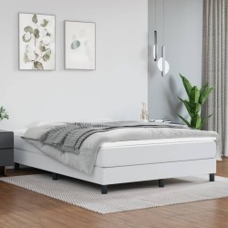 Matelas de lit à ressorts ensachés Blanc 140x190x20 cm 
