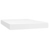 Matelas de lit à ressorts ensachés Blanc 140x190x20 cm 