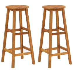 Ensemble de bar 3 pcs Bois d'acacia massif 