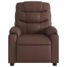 Fauteuil inclinable Marron Similicuir 