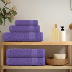 Serviettes 2 pcs violet 100x200 cm 360 g/m² 100% coton 