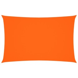 Voile de parasol tissu oxford rectangulaire 2,5x5 m orange 
