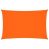 Voile de parasol tissu oxford rectangulaire 2,5x5 m orange 
