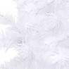 Sapin de Noël artificiel d'angle Blanc 210 cm PVC  