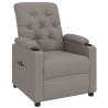 Fauteuil inclinable électrique Taupe Tissu 