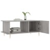 Table basse sonoma gris 90x50x40 cm bois d'ingénierie 