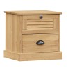 Table de chevet VIGO 42x35x42 cm bois de pin massif 