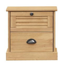 Table de chevet VIGO 42x35x42 cm bois de pin massif 