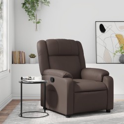 Fauteuil inclinable Marron Similicuir 