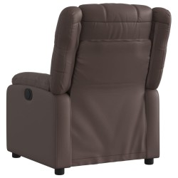 Fauteuil inclinable Marron Similicuir 