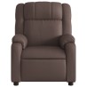 Fauteuil inclinable Marron Similicuir 