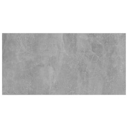 Panneaux de bibliothèque 4 pcs gris béton bois d’ingénierie 