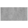 Panneaux de bibliothèque 4 pcs gris béton bois d’ingénierie 