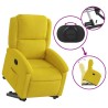 Fauteuil inclinable Jaune Velours 
