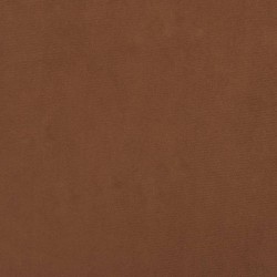 Tabouret de rangement rond Marron Velours 