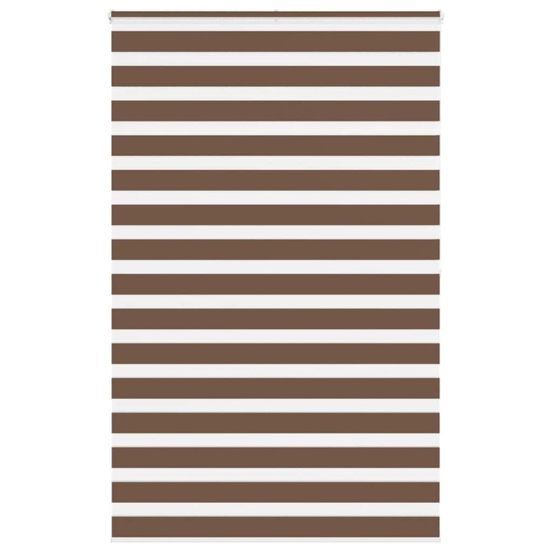 Store zèbre marron 140x200cm largeur du tissu 135,9cm polyester 