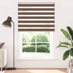 Store zèbre marron 140x200cm largeur du tissu 135,9cm polyester 