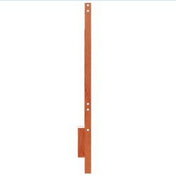 Tête de lit cire marron 160 cm bois massif de pin 