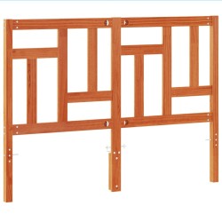 Tête de lit cire marron 160 cm bois massif de pin 
