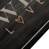 Tapis de cuisine lavable texte Coffee 60x180 cm velours 