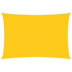 Voile de parasol tissu oxford rectangulaire 3x5 m jaune 