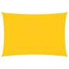 Voile de parasol tissu oxford rectangulaire 3x5 m jaune 