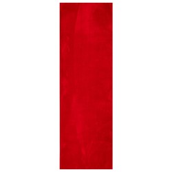 Tapis HUARTE à poils courts doux et lavable rouge 80x250 cm 