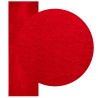 Tapis HUARTE à poils courts doux et lavable rouge 80x250 cm 
