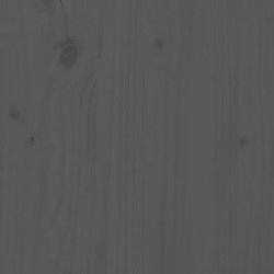Tête de lit Gris 81x4x104 cm Bois massif de pin 