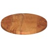 Dessus de table 110x40x3,8 cm ovale bois massif d'acacia 