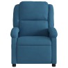 Fauteuil inclinable bleu velours 
