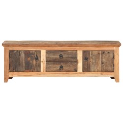Meuble TV 120x30x40 cm Bois d'acacia et de récupération massif 
