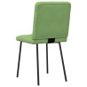 Chaises à manger lot de 6 vert clair velours 