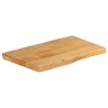 Dessus de table 70x40x2,5 cm bord vivant bois massif manguier 